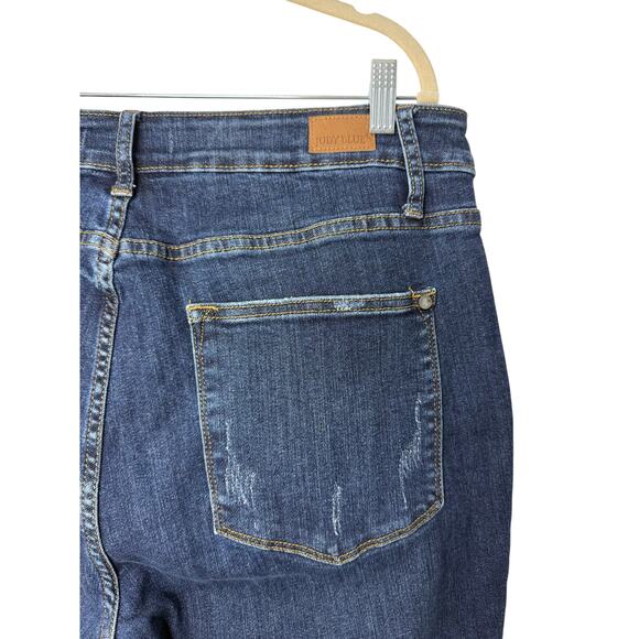 Judy Blue Slim Bootcut Jeans Dark Wash Size 18W Stretch Denim Casual - Picture 5 of 9